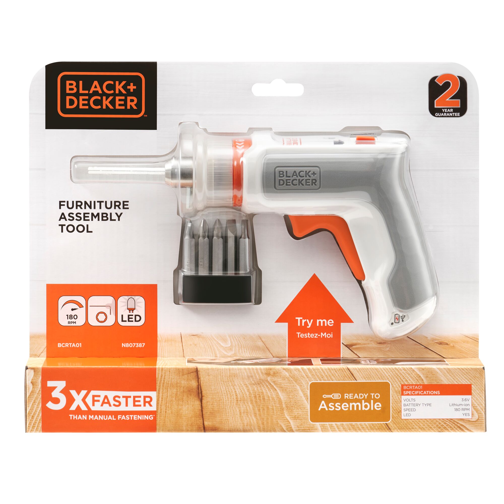 BLACK+DECKER™ HEXDRIVER™: The Furniture Assembly Tool 