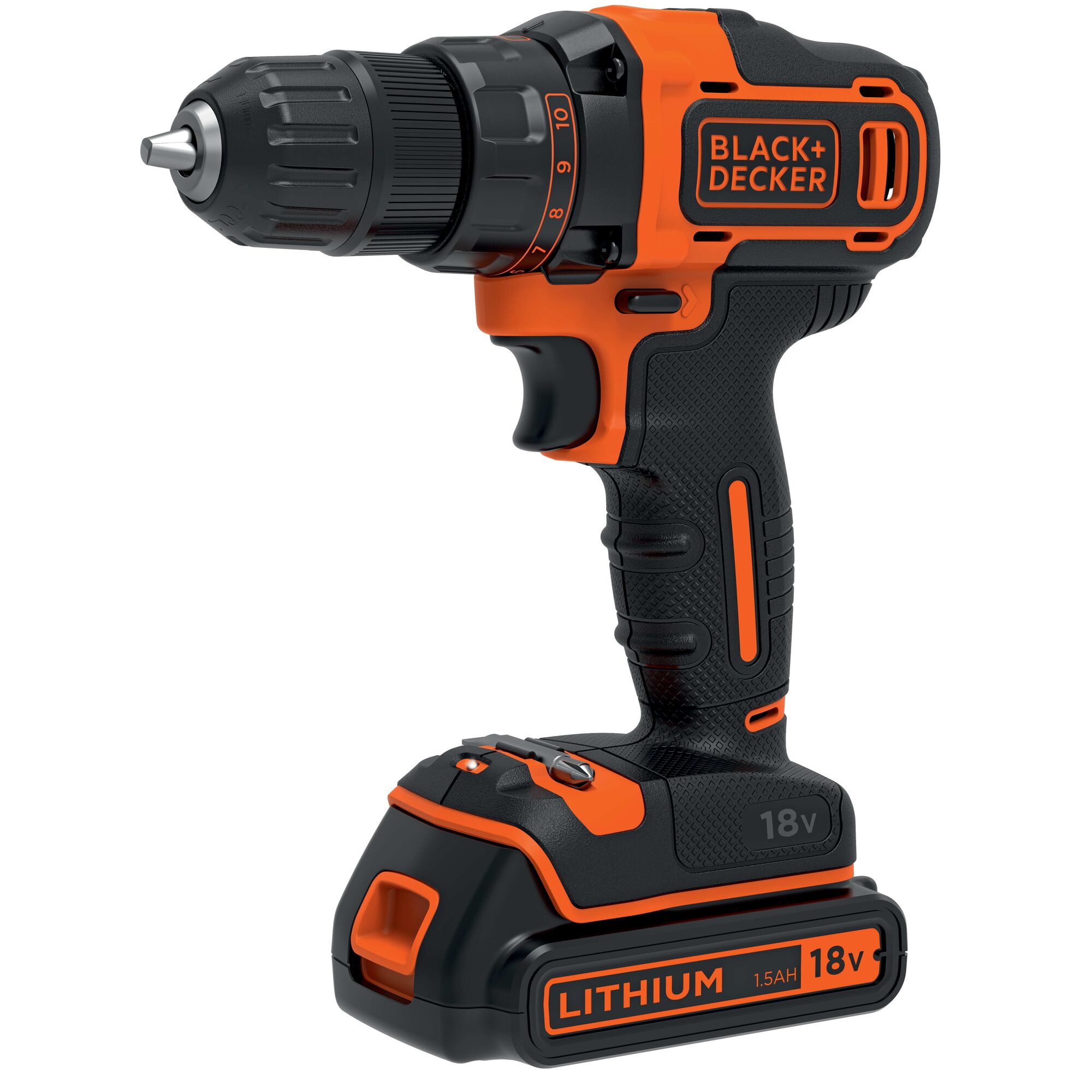 18V 2G drill driver with kitbox one batt BLACK DECKER