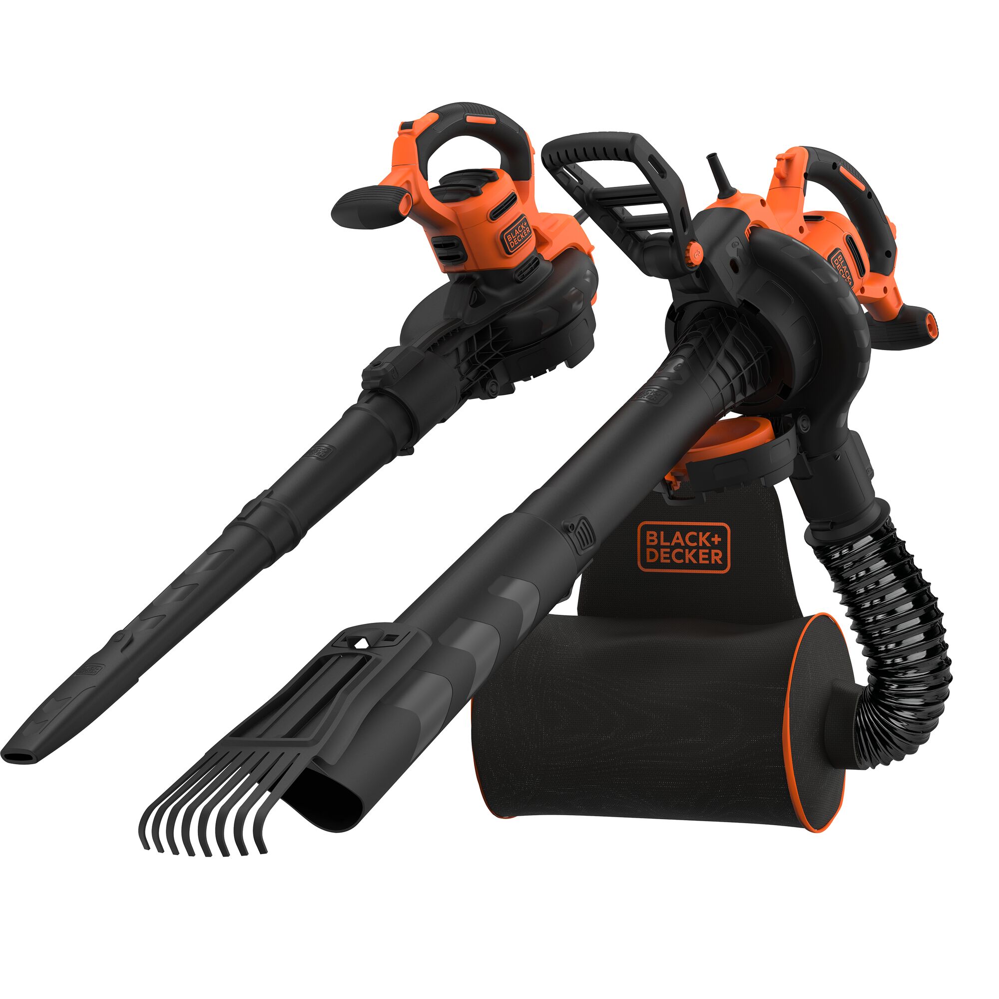 3000W 3-in-1 Backpack Blower Vac and Rake