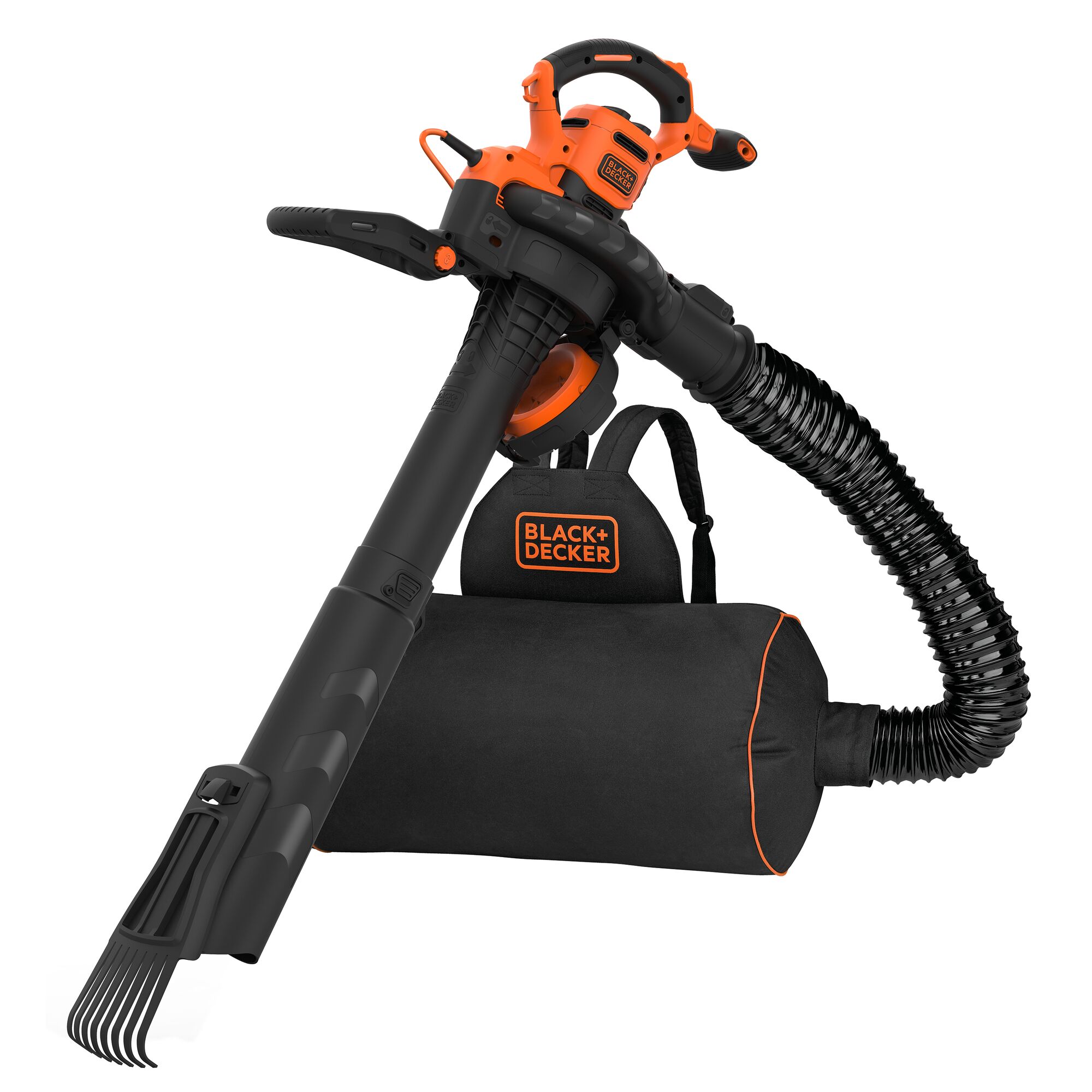 3000W 3-in-1 Backpack Blower Vac and Rake