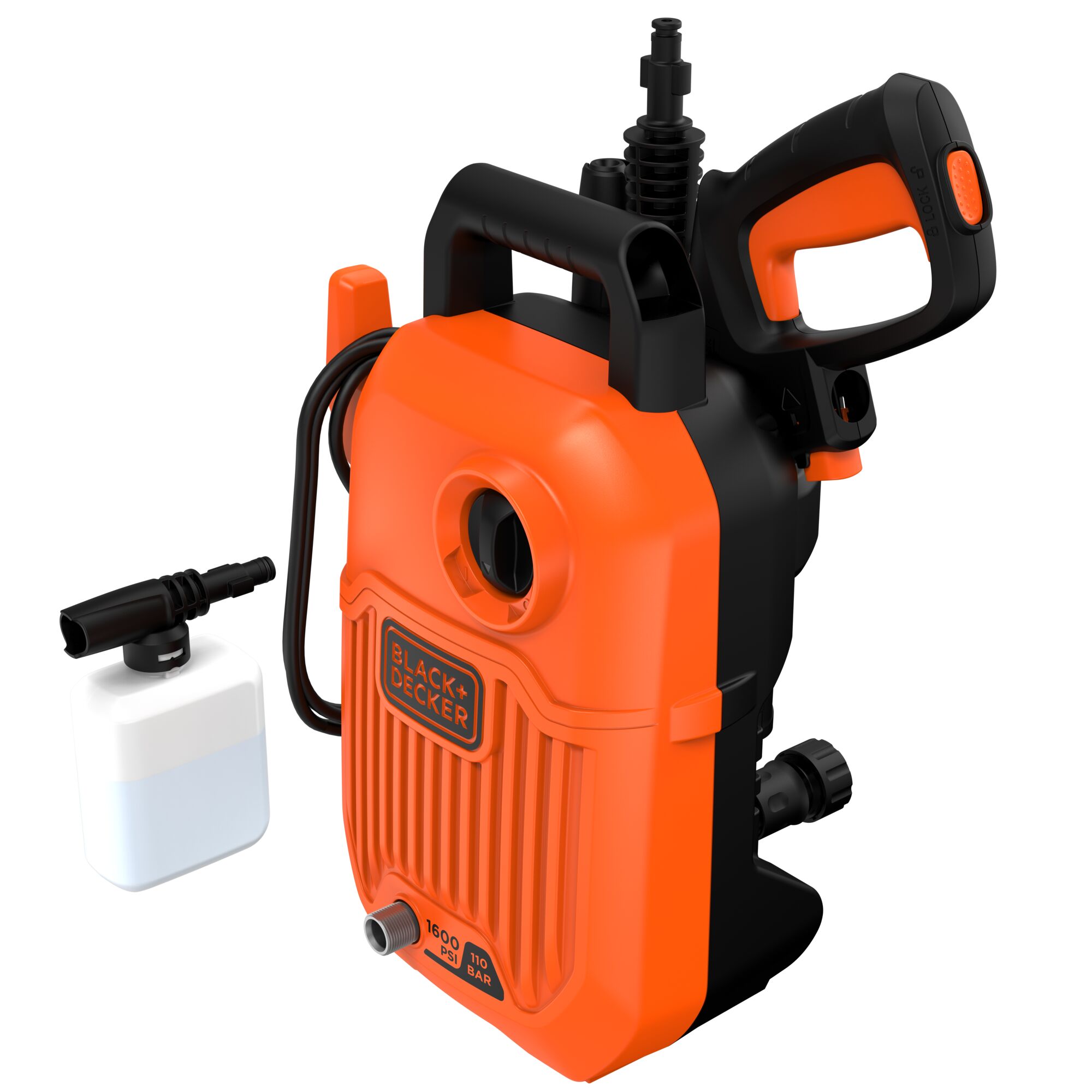 BLACK+DECKER 1600 PSI 高圧洗浄機本体 1600 PSI 110 Bar Pressure Washer | BLACK+DECKER