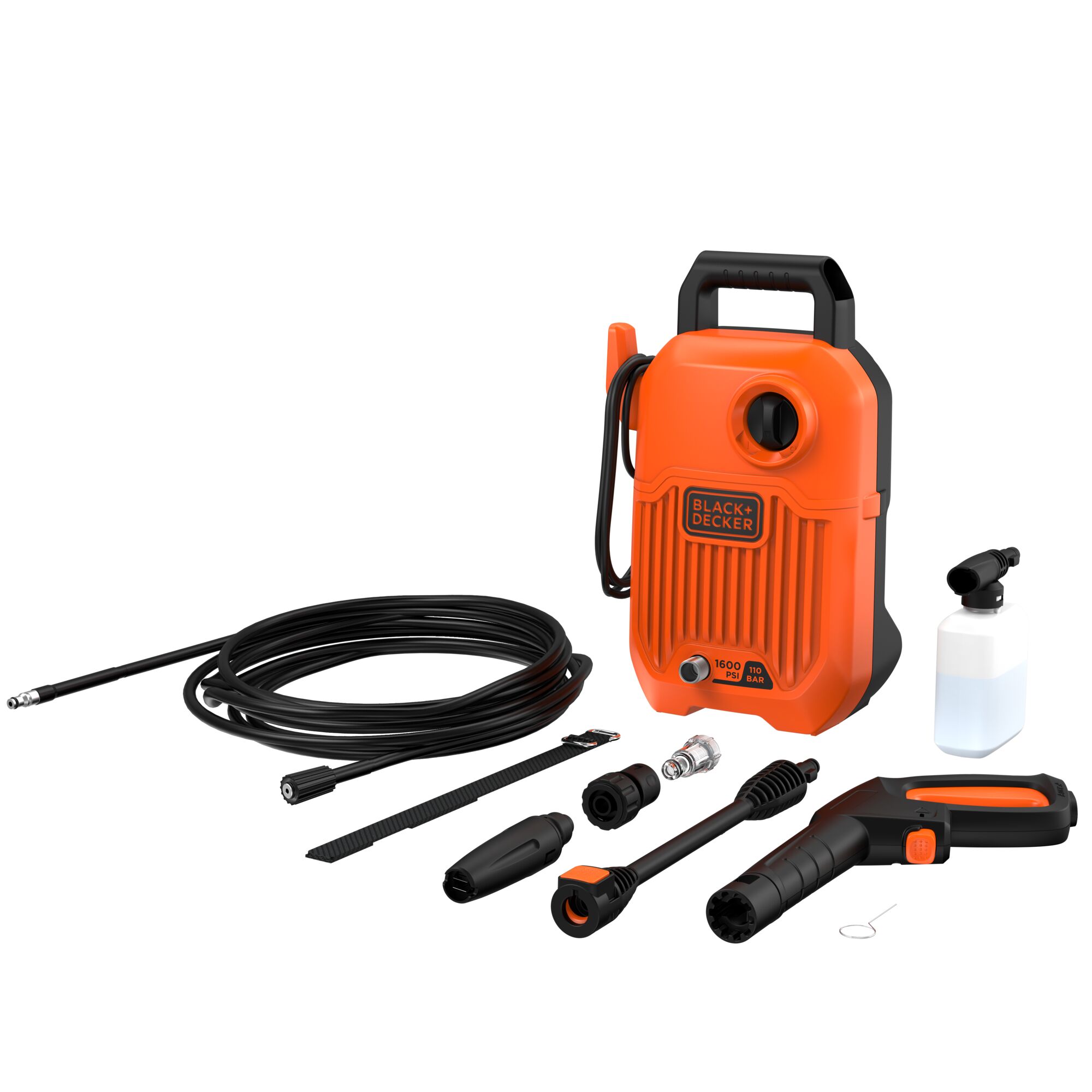 BLACK+DECKER 1600 PSI 高圧洗浄機本体 1600 PSI 110 Bar Pressure Washer | BLACK+DECKER