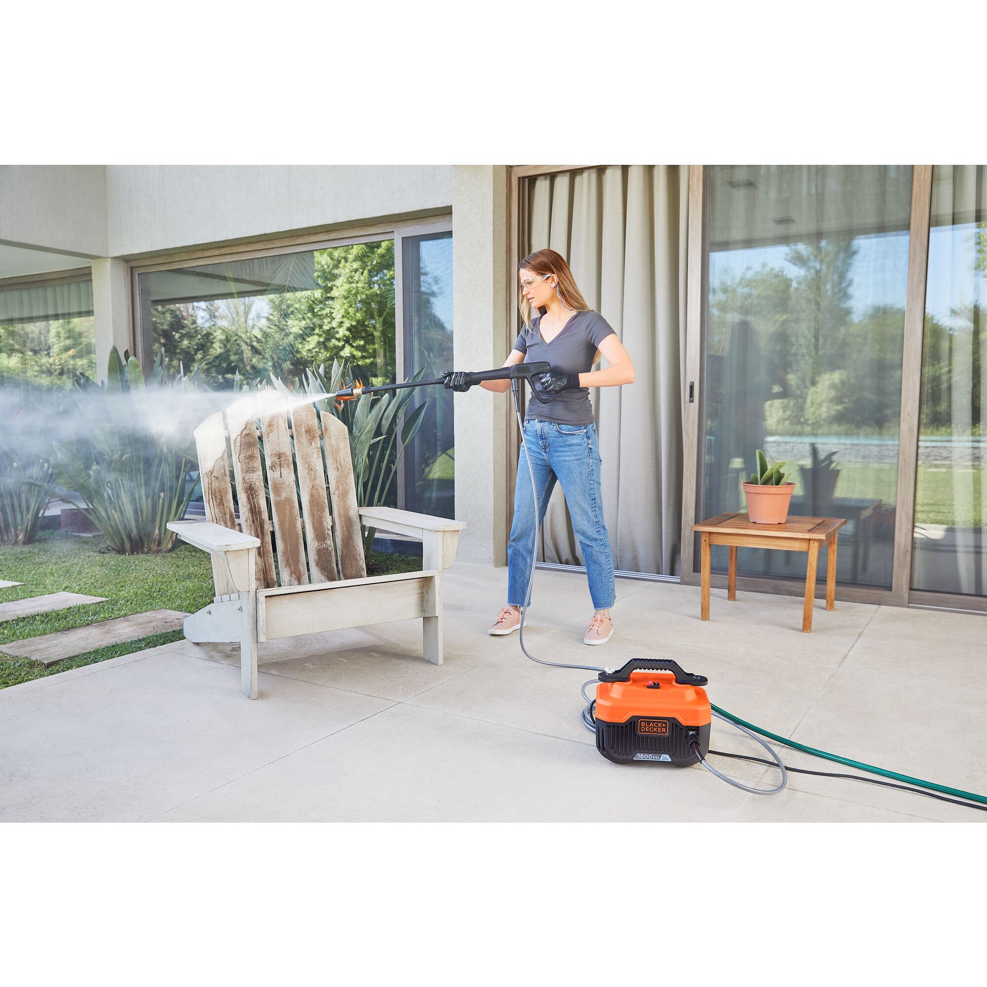 ▲ BLACK＋DECKER スリム　高圧洗浄機　BEPW1600 未使用品 EPP Pressure Washer | BLACK+DECKER