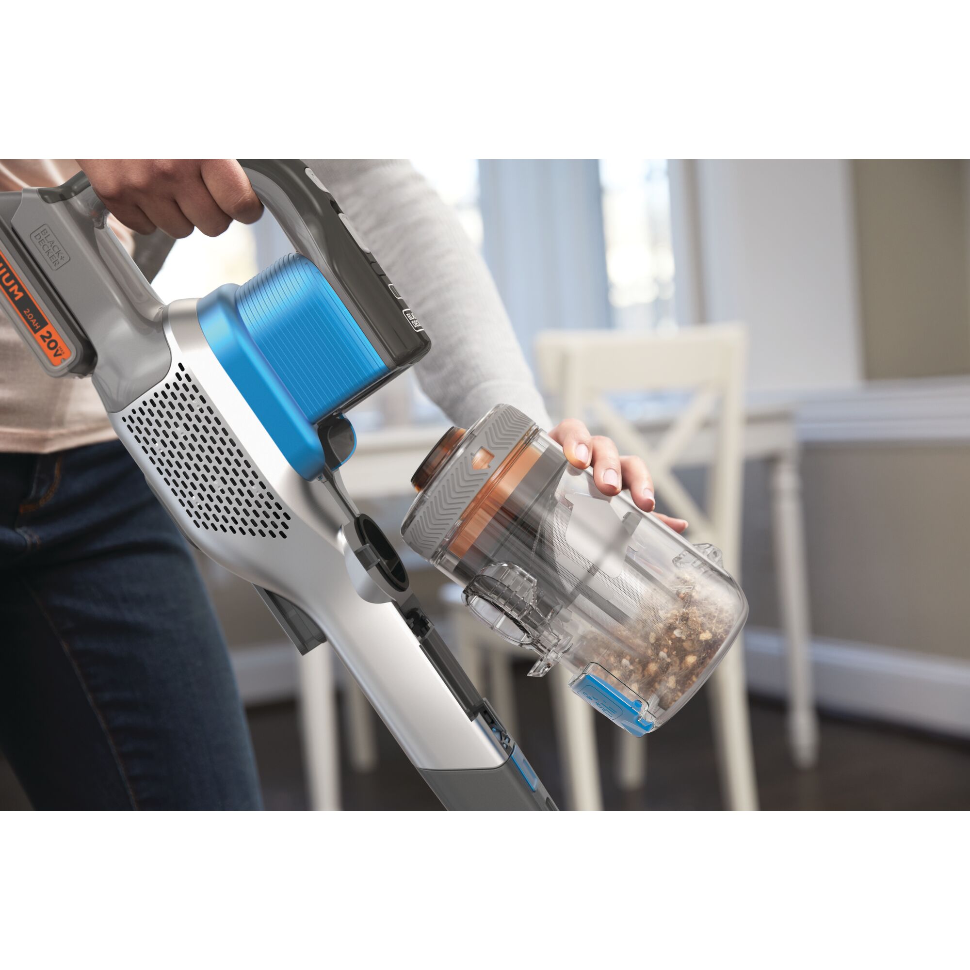 Black + Decker Power Series Stick Vacuum, Removable Battery