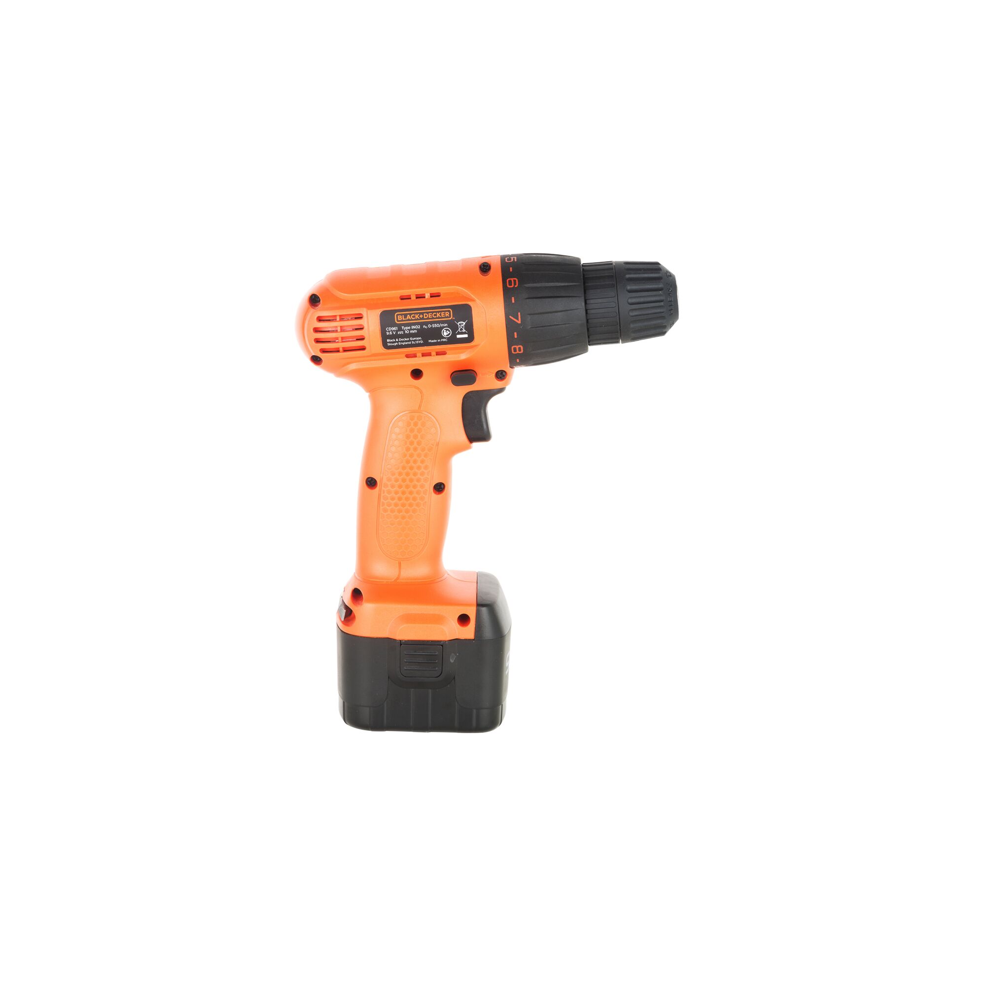 9.6V NiCAD drill with 50 accessories