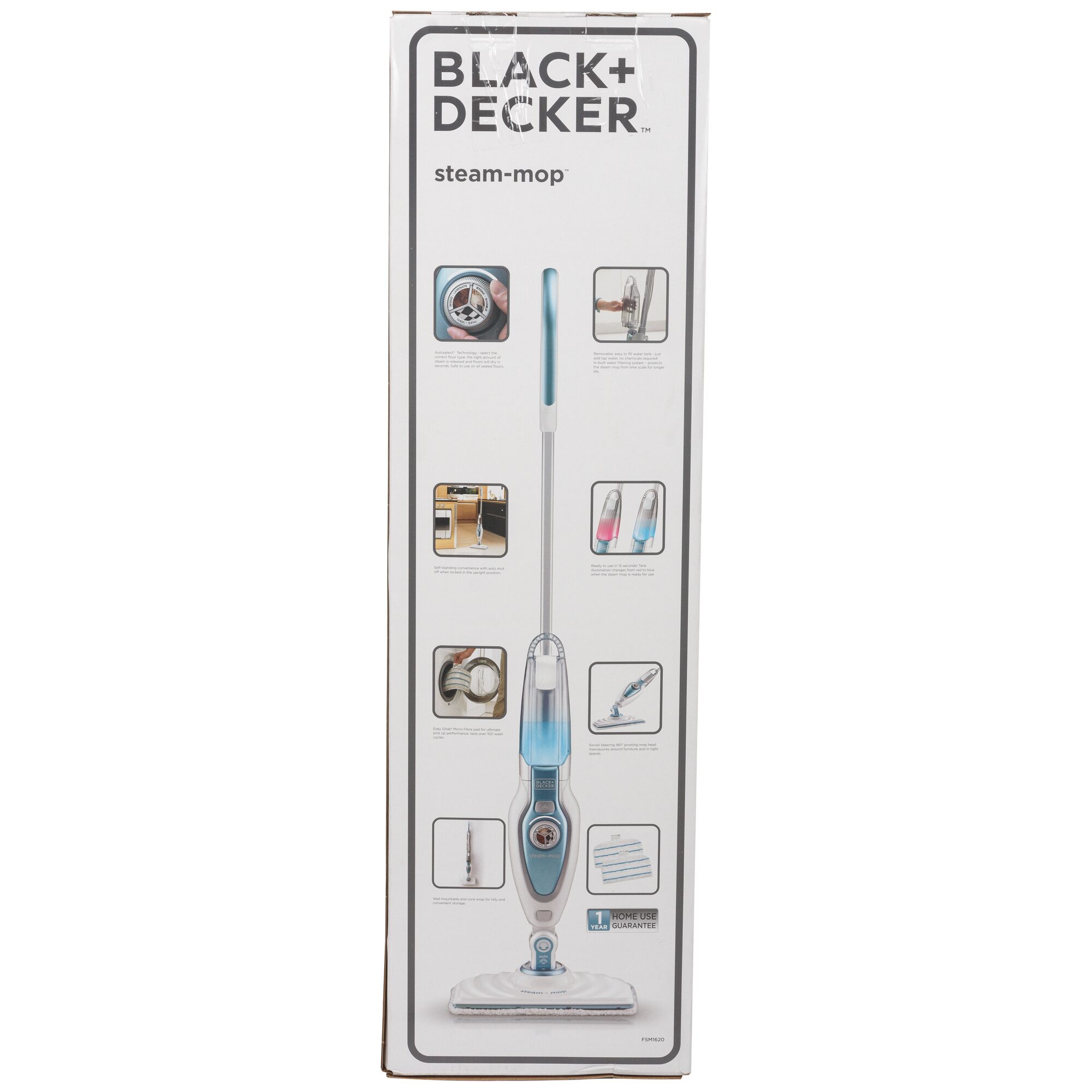 Black and Decker FSM1620 220-240 Volt 50 Hz Steam Mop - World Import