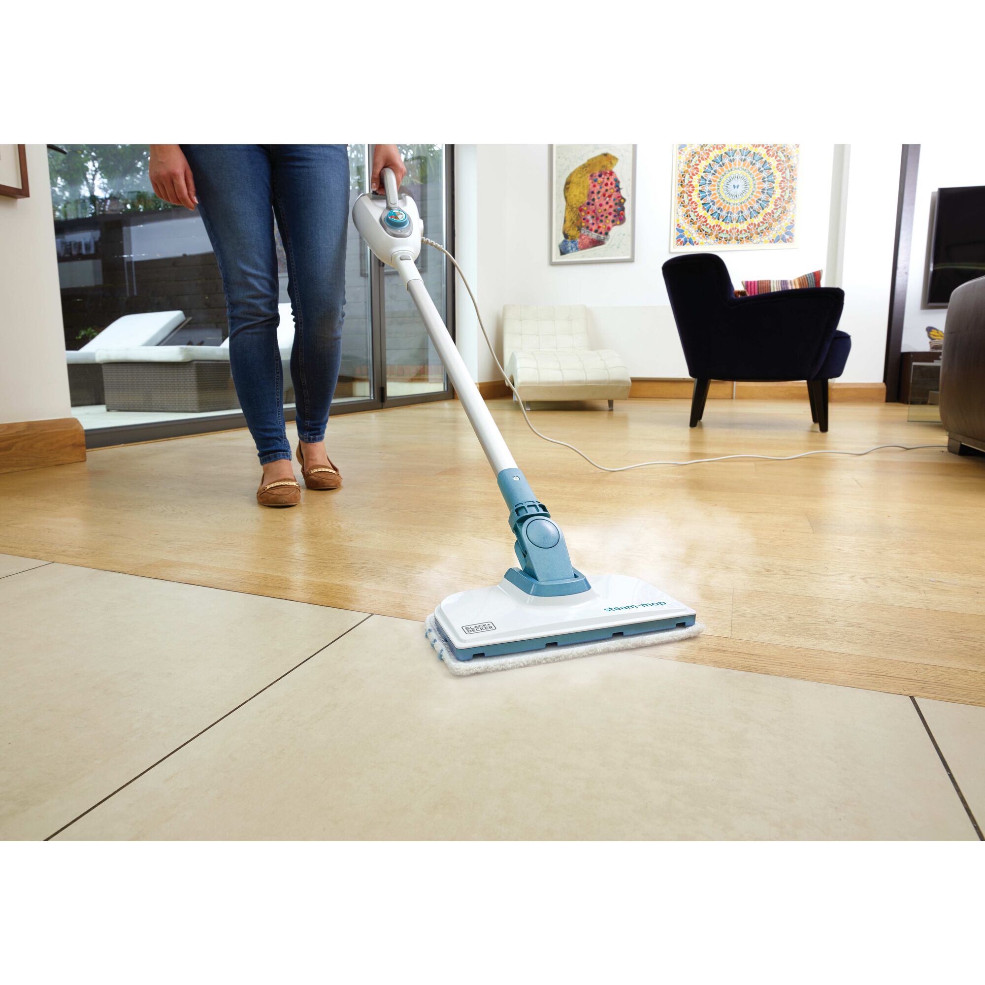 1600W 2in1 steam-mop™ with 5 Accessories