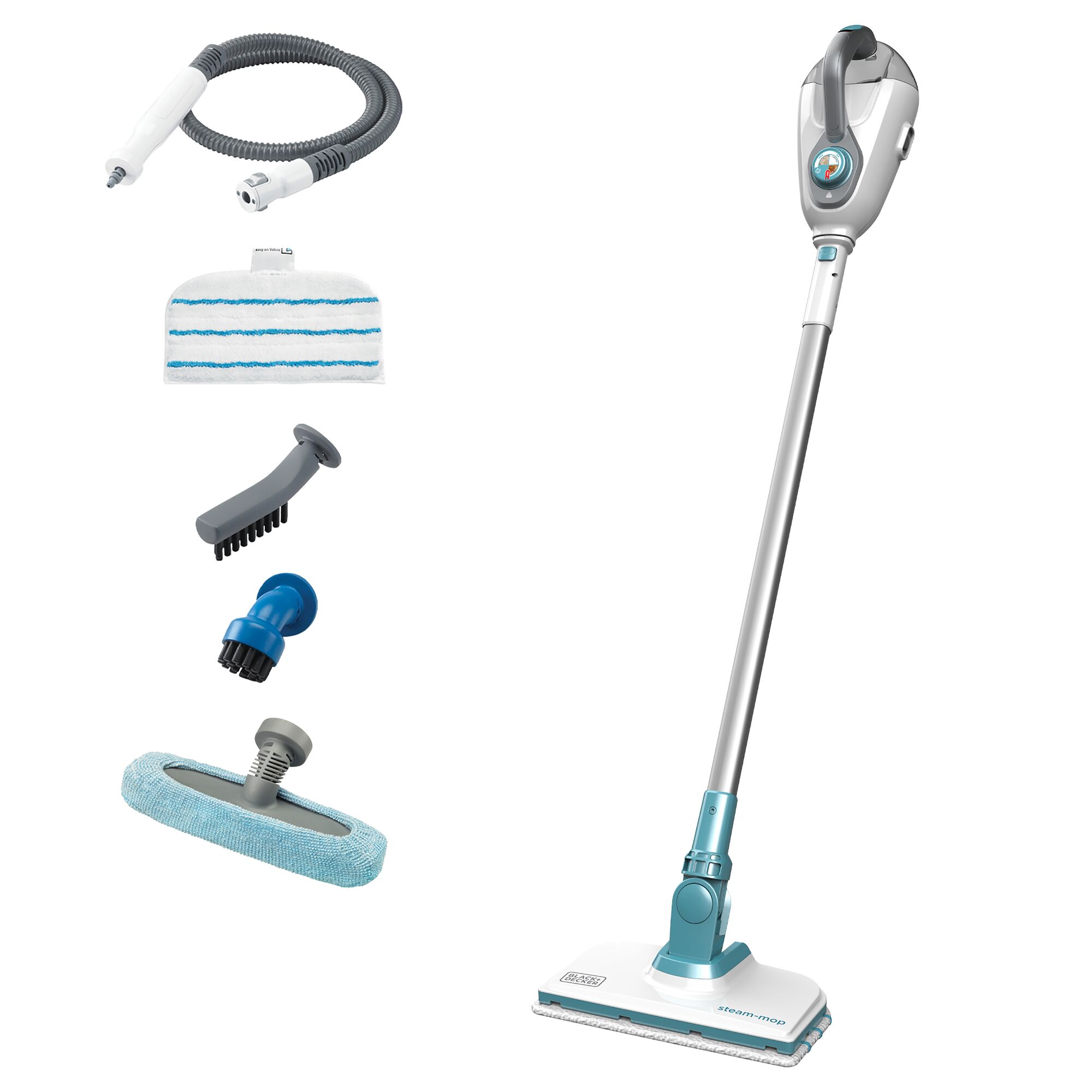 1600W 2in1 steam-mop™ with 5 Accessories