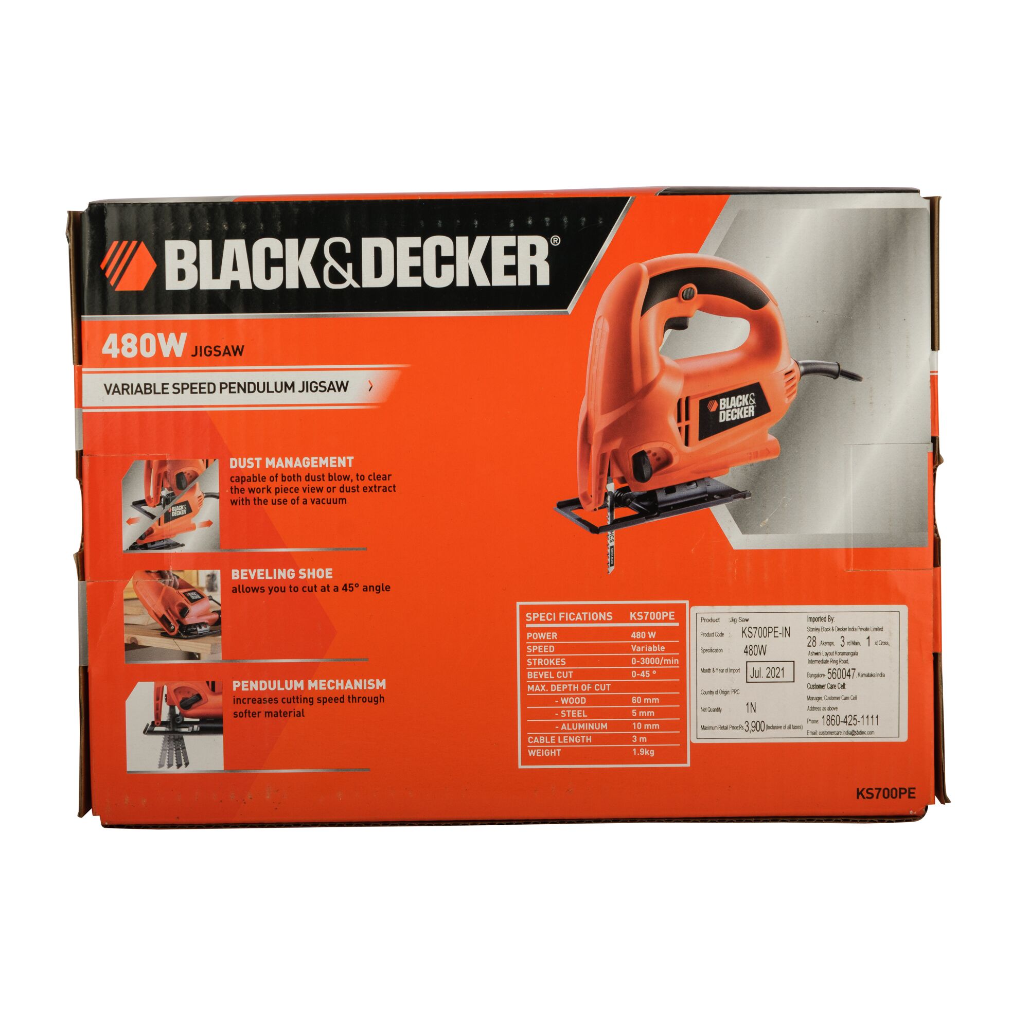 480W Compact Jigsaw | BLACK+DECKER