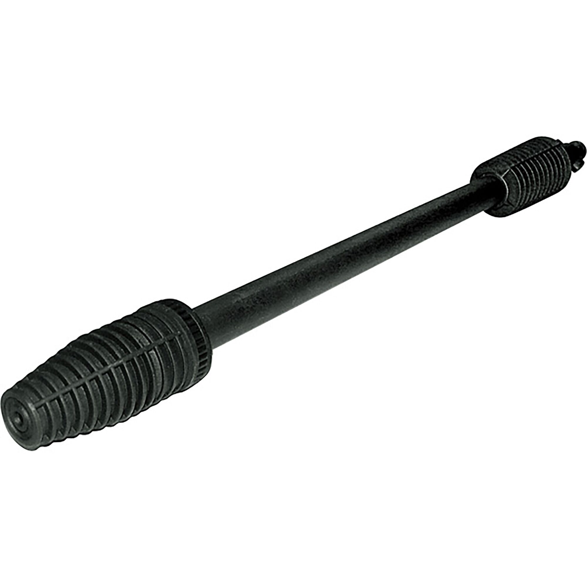 BLACKDECKER PRL01 pressure washer lance, black, side angle on white background