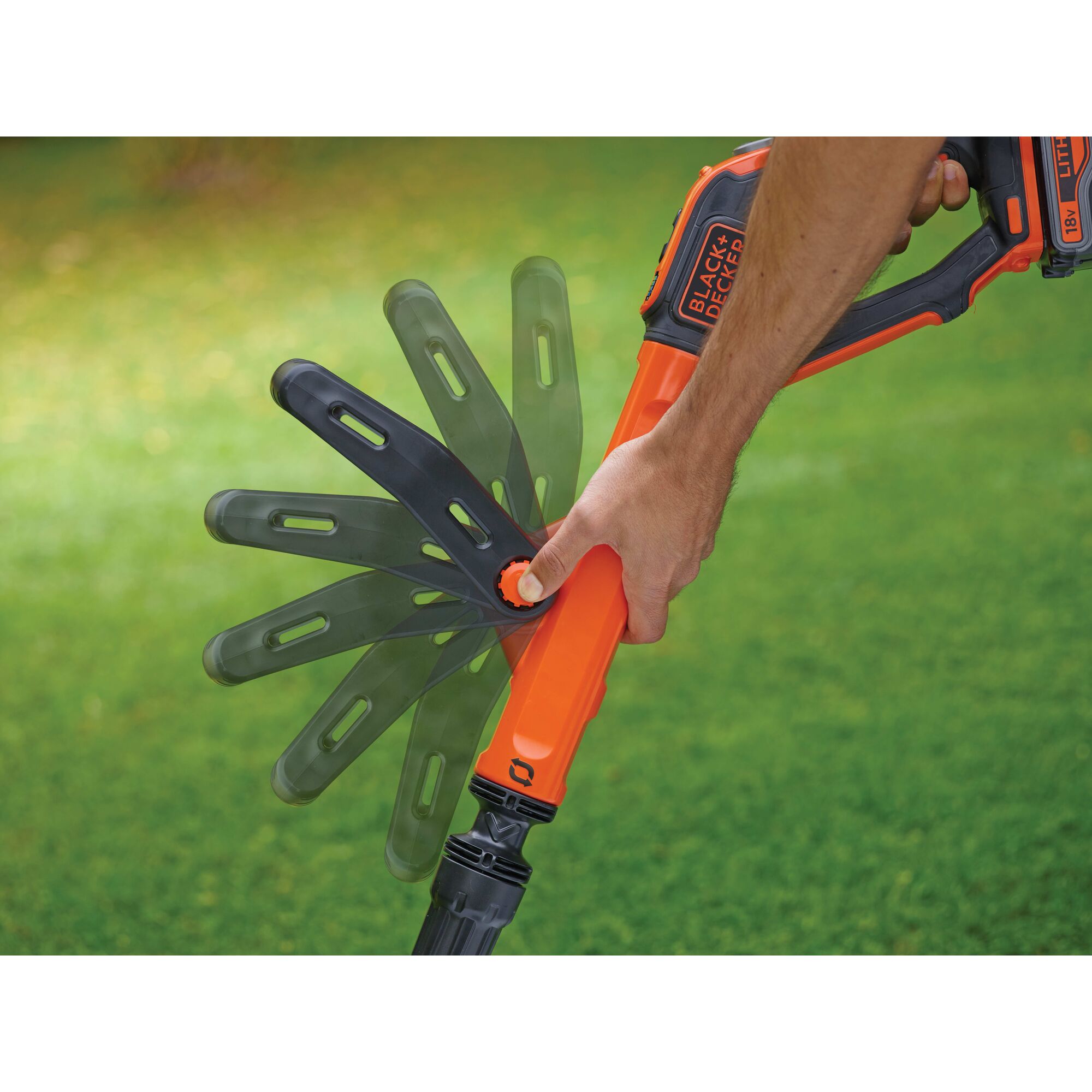 Black and decker power best sale command trimmer